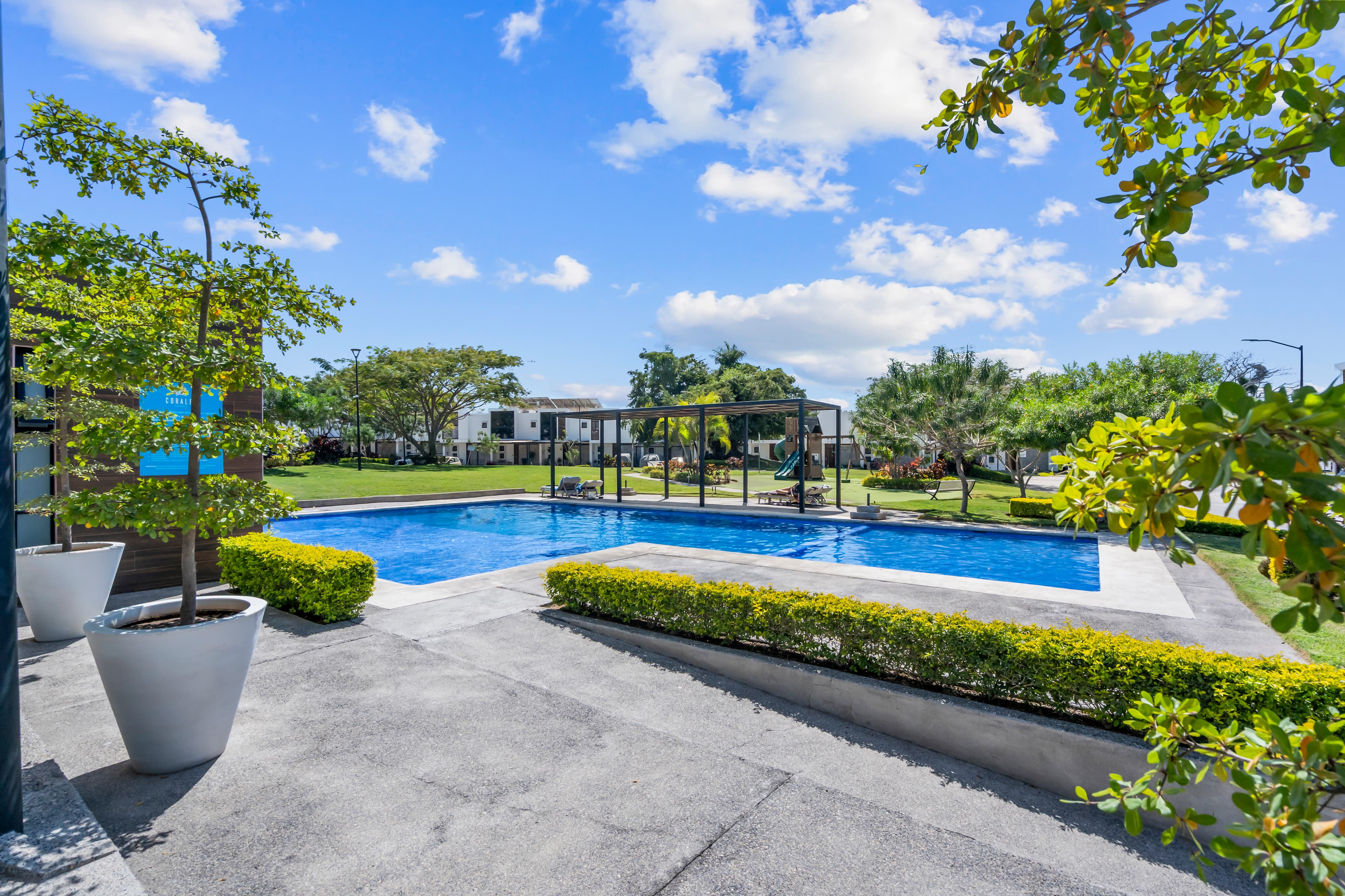 Primary outdoor space at Corales