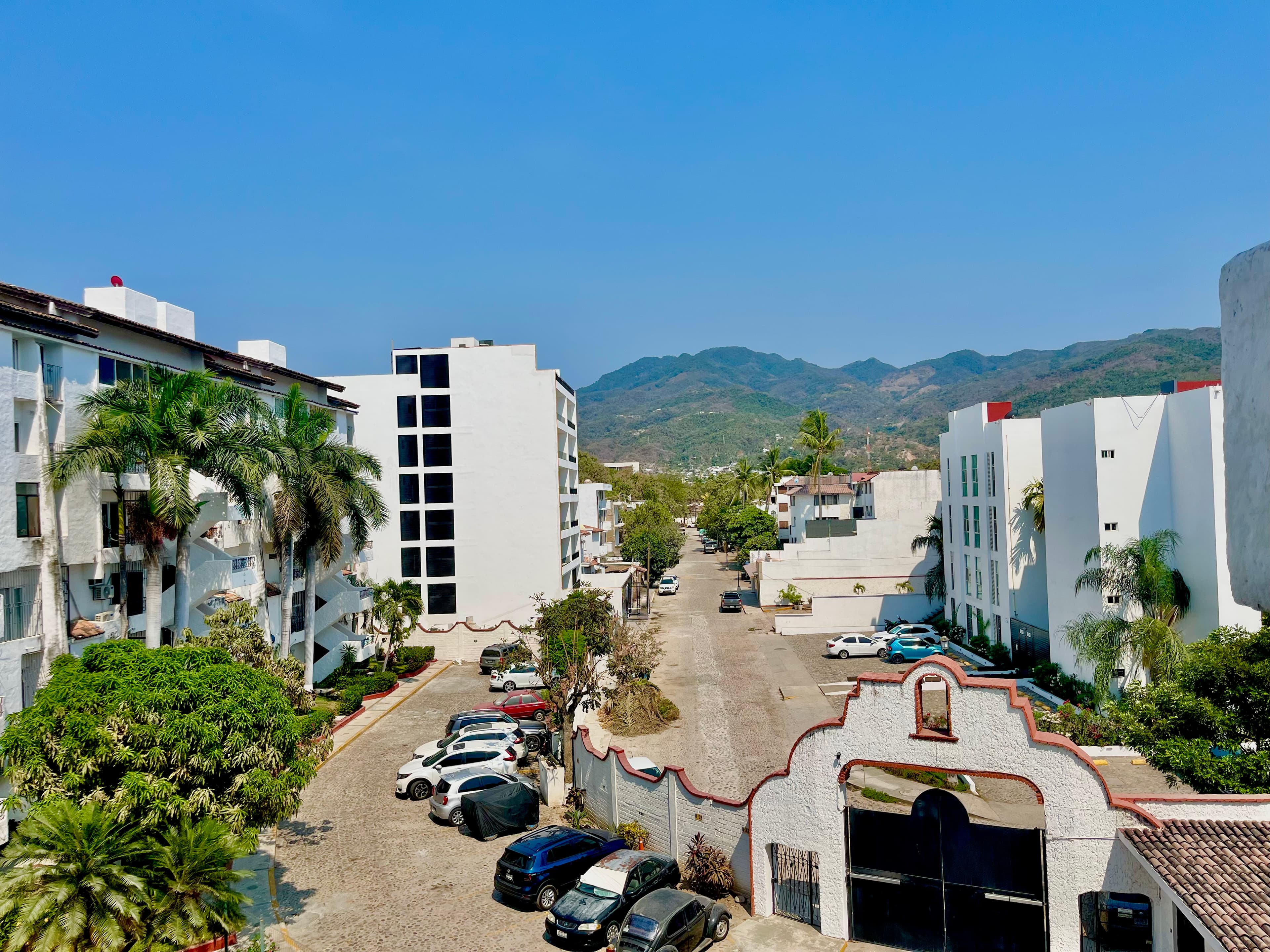 Mountain view from Mangos in Versalles, Puerto Vallarta at Mangos