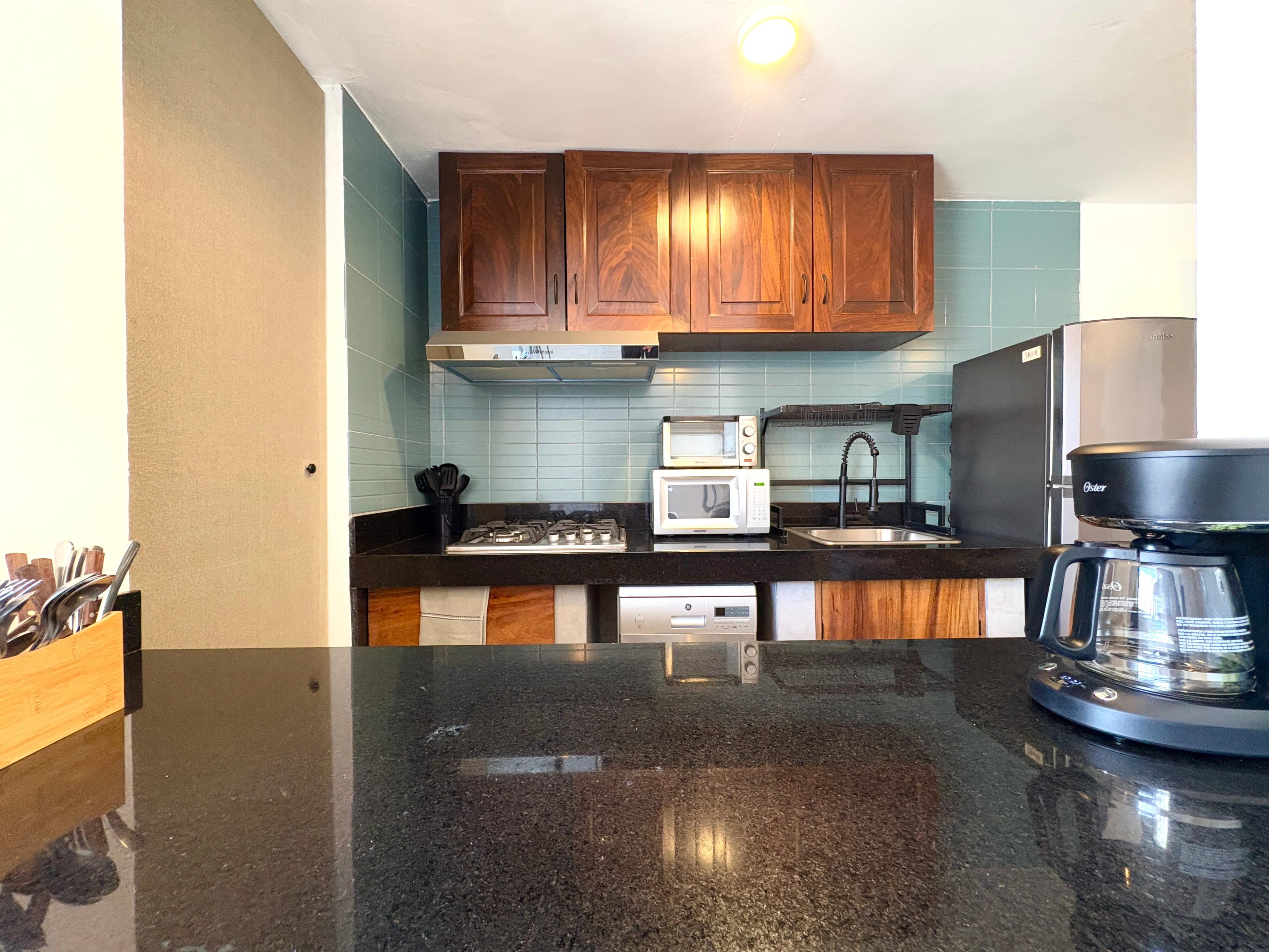 Front kitchen and bar at Versalles 828